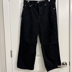 Madewell black cropped Denim Pants